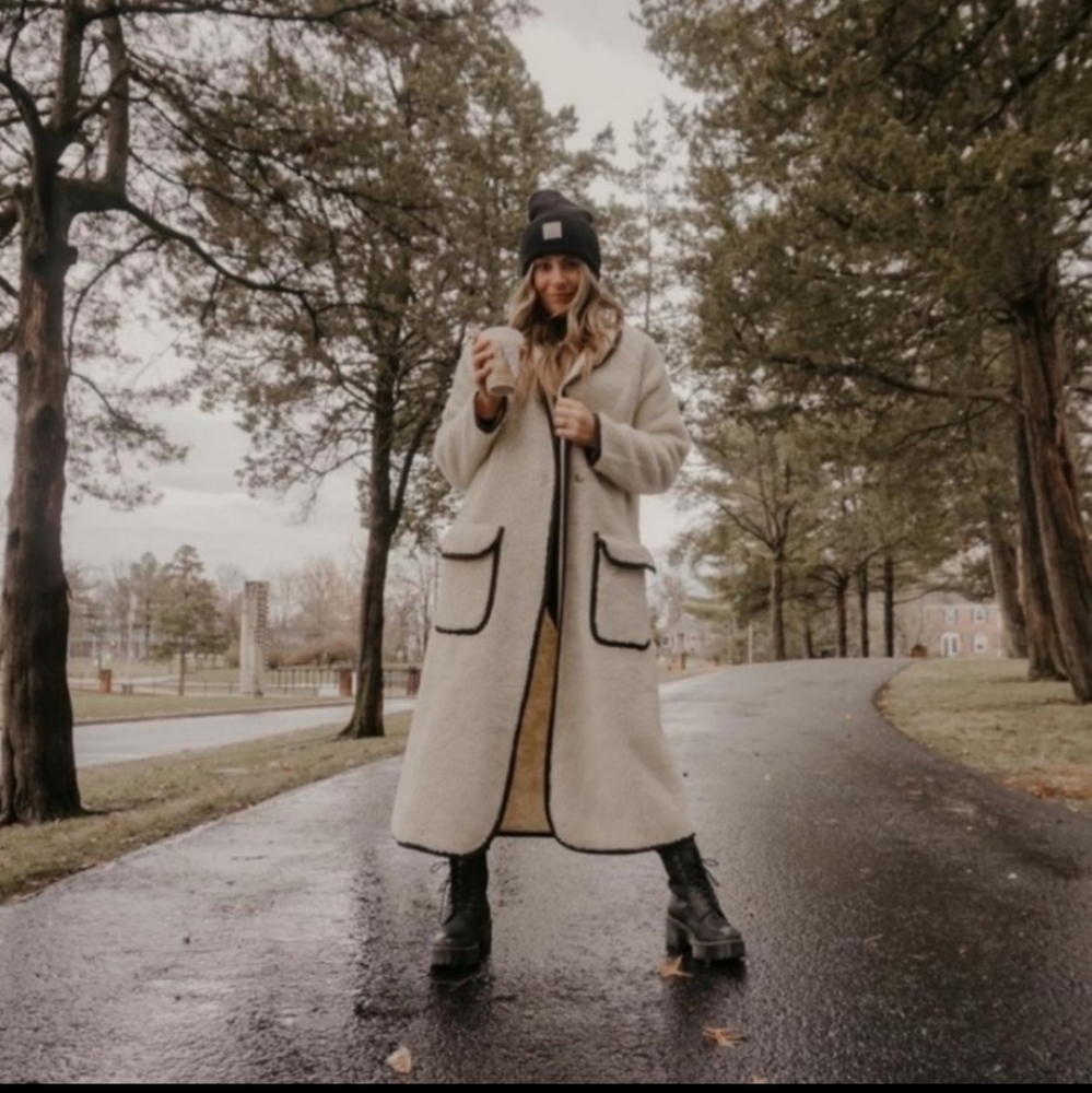 Free People Irresistable Teddy Cardi Coat